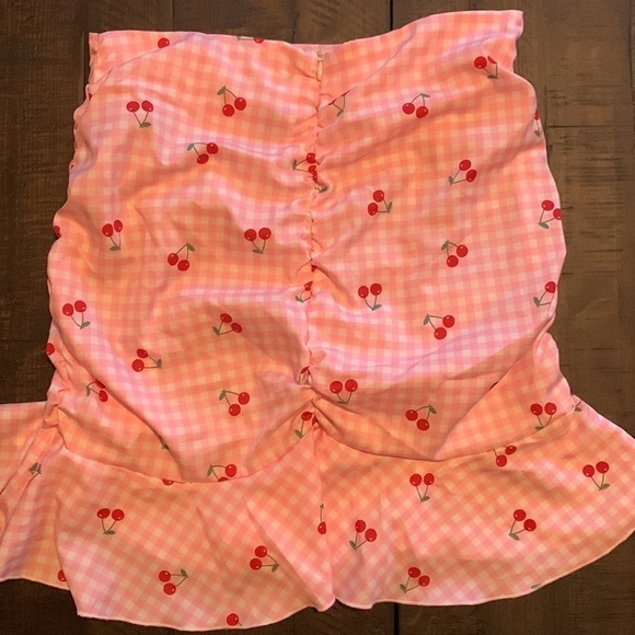 cherry gingham matching set - Picture 4 of 4